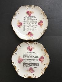 The Lord’s Prayer & The Ten Commandments Plates     https://ctbids.com/#!/description/share/32695
