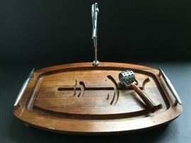 Meat Carving Station & Rolling Meat Tenderizer    https://ctbids.com/#!/description/share/33150