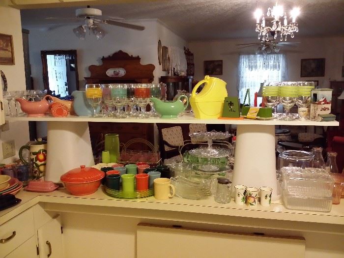 More new Fiesta, vintage refrigerator dishes & other kitchen items