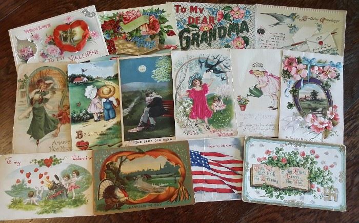 More vintage post cards - there are a lot of them