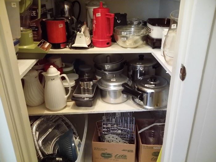 More kitchenware - the pantry is full