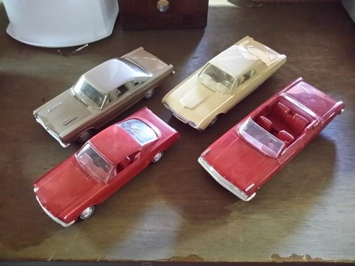 Vintage dealer model promo cars - from the 1960's