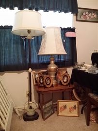Antique lamps, home decor