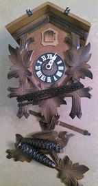 Vintage Cuckoo Clock Made in West Germany 