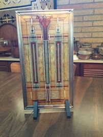 FLW stained glass replica