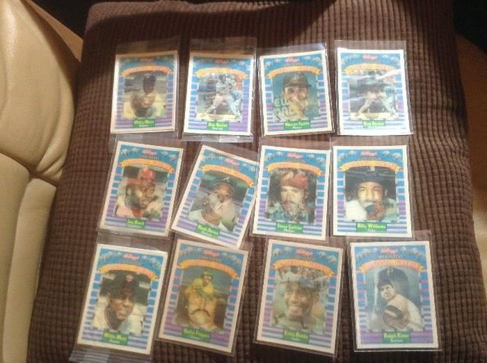 3D Kellogg Baseball cards