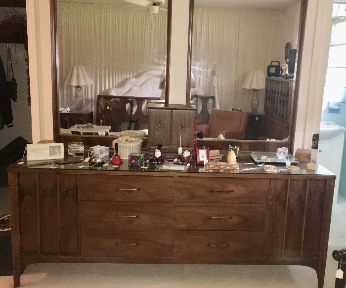 Dresser to match chest - both mirrors are attached - circa 1960