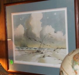 Beautiful beach picture, hand painted.