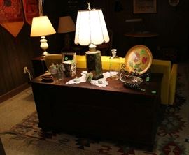 Another antique blanket chest.