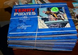 More collectible Terry Pirates comic books.