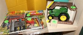 More comic books and John Deere tractor.