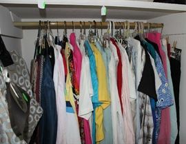Just a few of the many clothes in all the closets.