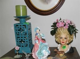 Another lovely ladies head with flowers.