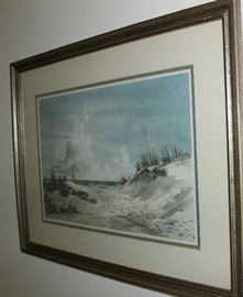 Another beautiful ocean picture signed.
