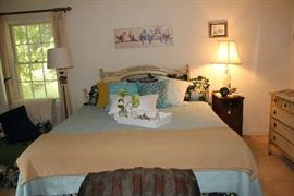 Full view of King size bed.