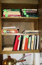 Lots of cook books.