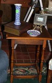 Maple end table.