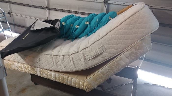 Single Serta lift bed, mattress in great condition