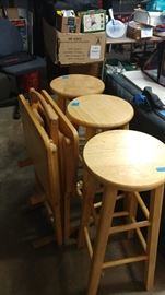 Bar stools & TV trays