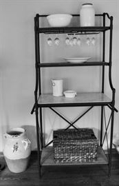 This is from Pottery Barn, and why it turned black and white is simply more than I can comprehend right now!  Very attractive Bar Unit.