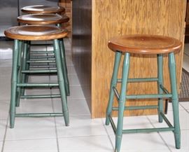 Nichols and Stone counter height stools