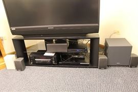 large tv.   Not for the meek of heart.  Or the weak - this one is heavy!