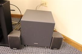 Sub woofer and speakers