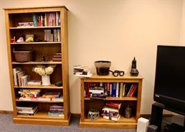Smaller and Taller bookshelves . ;-)