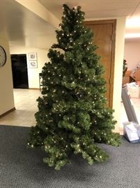 Lit Christmas Tree - it went together in about one minute.  We have two lit trees. 