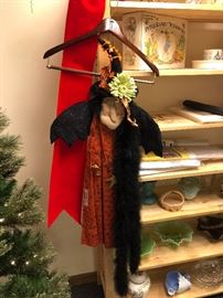 This is a sweet scary old witch for Halloween