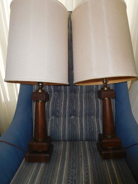 MCM wooden lamps