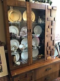 Mid century modern China cabinet 