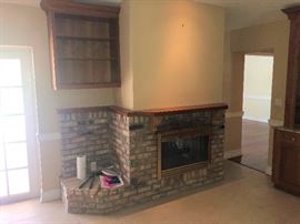 double fireplace