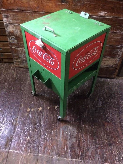 Vintage coke cooler