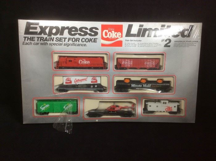 Coke Express Limited train set in box