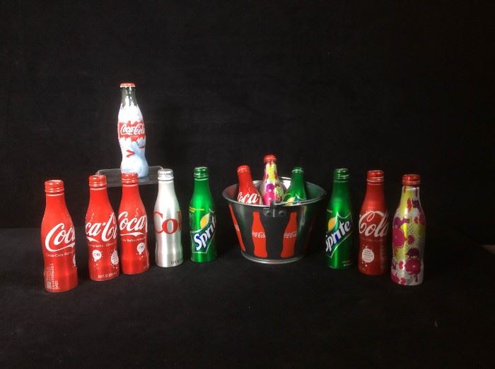 Vintage Coke Metal Bottles