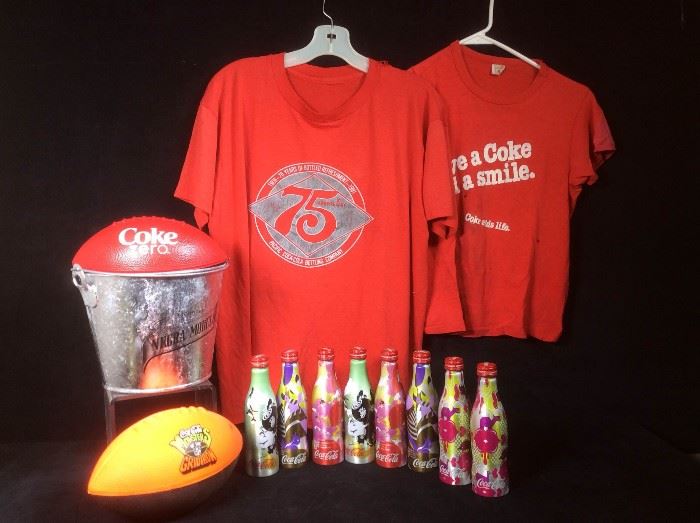 Vintage Coke T-Shirts & Cortez Kennedy Signed football. The small kids shirt is super cool!