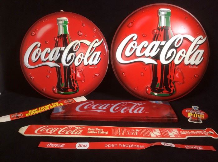 Coca-Cola Signage & cooler glides
