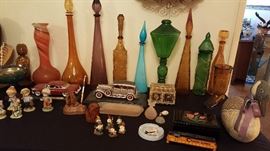 Nice 60's glass, including Blenko