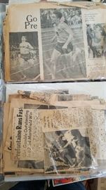 Steve Prefontiane newspaper clippings