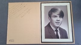 Signed Steve Prefontaine Senior Photo