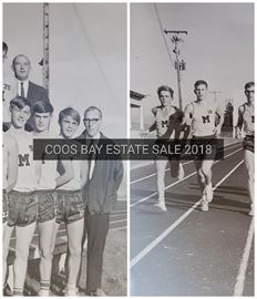 Photos of original negatives of Steve Prefontaine in High School (photos are cropped and taken with a phone)