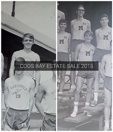 Photos of original negatives of Steve Prefontaine in High School (photos are cropped and taken with a phone)
