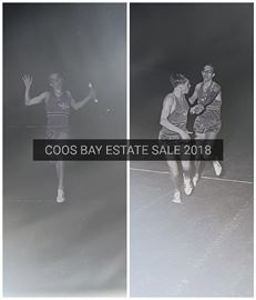 Photos of original negatives of Steve Prefontaine in High School (photos are cropped and taken with a phone)