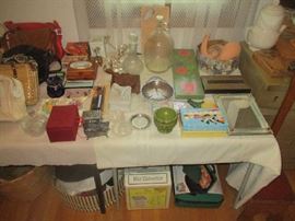 Glassware and household items