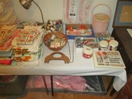 Sewing items and household