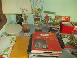 Records and household items