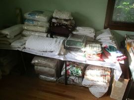 Bedding, linens and blankets