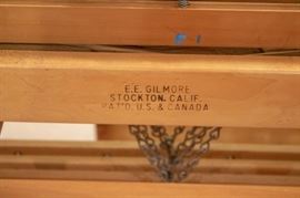 Push had loom made by E. E. Gilmore Stockton CA. The loom is in great condition and comes with a bench & accessories.