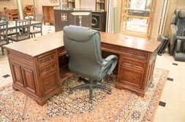 Whalen Regency executive L shaped desk.